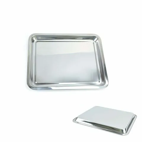 업소용 NN62BZ72 스텐 사각쟁반 3호 트레이 써빙 병원 식당 위