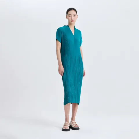 [플리츠미] 지그재그 V넥 피아노 원피스_EPOPM325001 +할인쿠폰