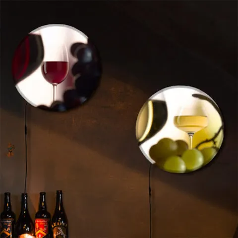 아트박스/꾸밈 nh391-LED액자25R_레드와화이트와인