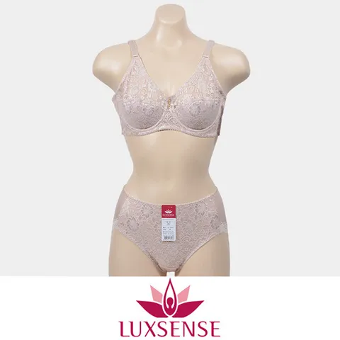 노아모드 고급스러운 플라워 레이스 풀컵 와이어 B컵 브라 팬티 세트 여성브라팬티세트