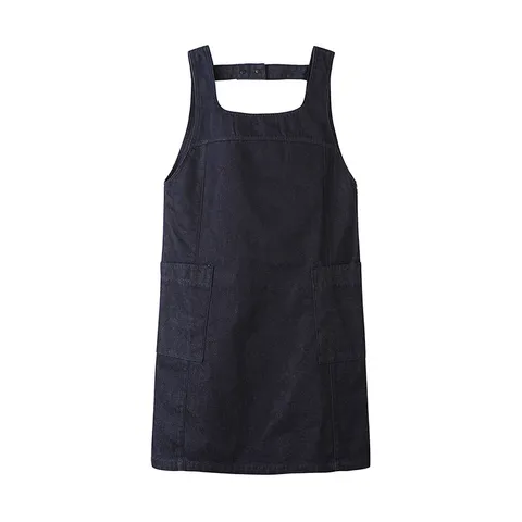 [컴젠] 여성 A라인 슬리브리스 데님 미디 원피스 JEAN +할인쿠폰