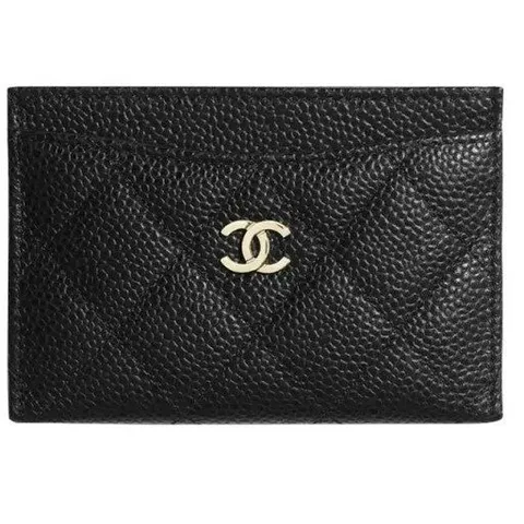 샤넬 클래식 캐비어 블랙 금장 카드 지갑 AP0213 Y01864 C3906 +할인쿠폰