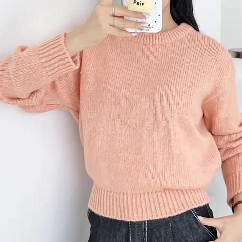 여성 데일리 봄 이루니 보들 촉감 니트