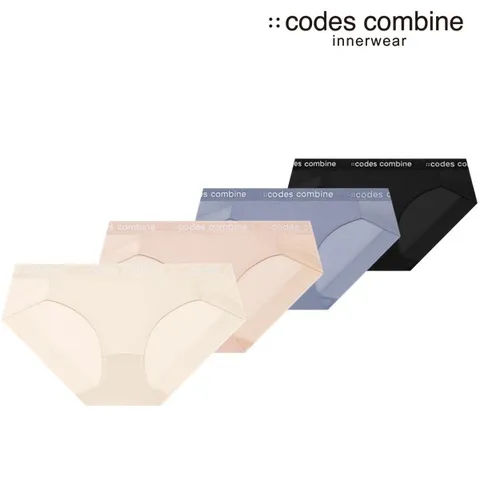[현대백화점] 코데즈컴바인이너웨어 25 베이직 여성햄 161 팬티(CEWBP161)4종택1