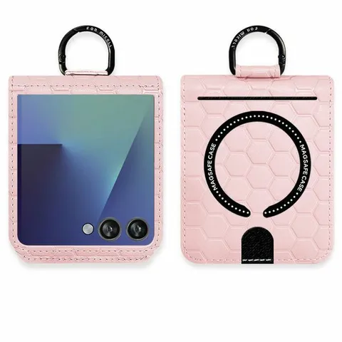 키스맥 무선충전가능 카드수납 블링 링케이스(갤럭시Z플립7)