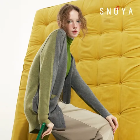 [ 감성 컬러테라피 브랜드 스노야][SNOYA]스노야 26FW 알파카울 가디건