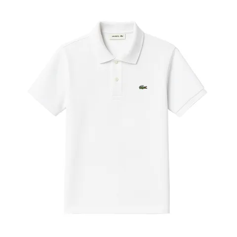 라코스테 키즈 베이직 폴로 반팔티 아동 티셔츠 화이트 PJ2909-001 +할인쿠폰