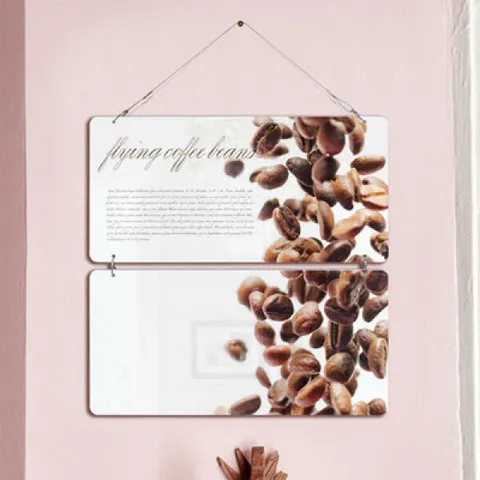 아트박스/꾸밈 nk658-멀티아크릴액자_커피향이가득한곳(2단)