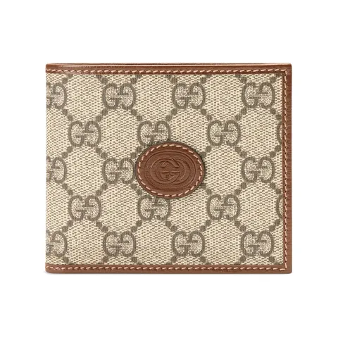 25FW 구찌 남성 인터로킹 GG 수프림 캔버스 반지갑 베이지 671652 92TCG 8563 +할인쿠폰