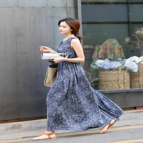 원피스 OPS 홈웨어 어깨 리폰 밴딩 주름