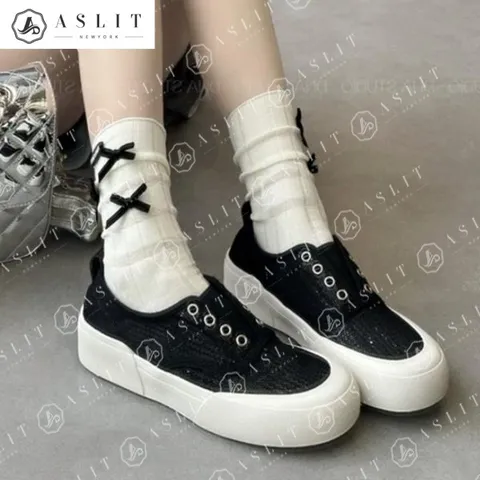 [애슬릿] 여름 매쉬 시원한 밴딩 끈없는 단화 스니커즈 +할인쿠폰