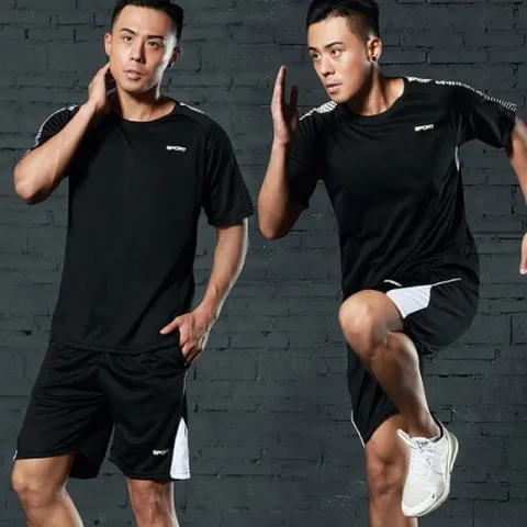 [모로엠] 헬스 런닝 아웃도어 반팔트레이닝복 트레이닝세트 DMS-SET-Q3887987 +할인쿠폰