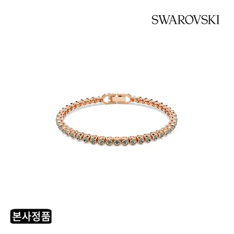 [현대백화점] [스와로브스키/본사정품] Imber Tennis 로즈골드 팔찌M 5734240 +할인쿠폰