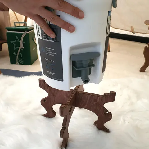 아트박스/스네프 스네프 스탠리워터저그 3.5L 7.5L 겸용 우드거치대 소