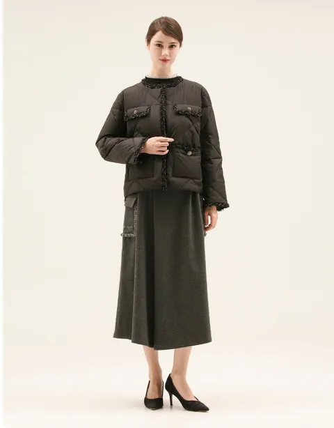 [현대백화점] [손정완] 자바라 배색 점퍼 ZDJ5454010