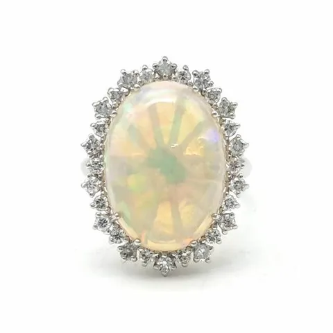 [중고]8.45ct 오팔 다이아 반지 14(NO 9533139)