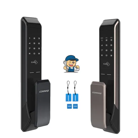 A지역설치 코맥스 CDL-230P 푸시풀도어락 디지털도어락 번호키 카드키
