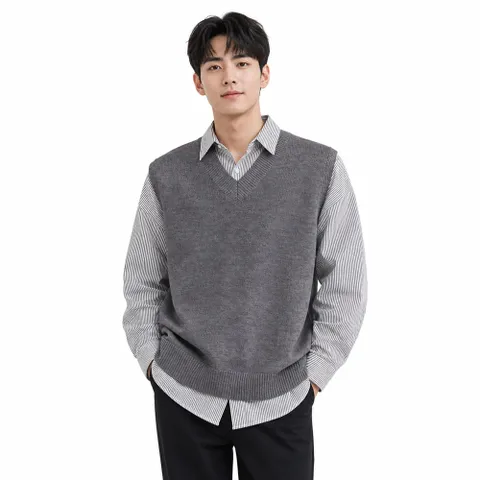 남성 클래식 댄디 캐주얼 니트 베스트 LD-VEA-QSIS637 +할인쿠폰