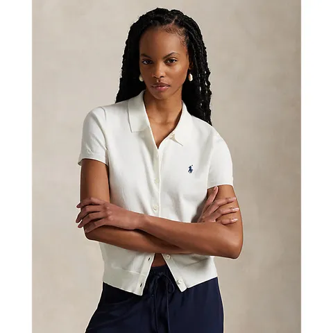 [ 코리아 공식 폴로랄프로렌 혜택은 역시 Hmall]폴로 랄프 로렌 여성 숏 슬리브 버튼 카디건(WMPOSWENDW20397100) + 최종 결제가 기준 15% 적립