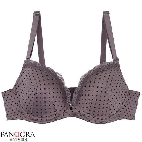 판도라by비비안 초코도트 빅사이즈 브라 CD컵 pbr7038