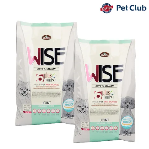 [펫클럽] 데이스포 와이즈 조인트 1.2kg 강아지 관절 사료 2개
