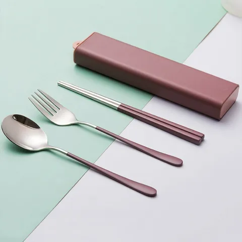 휴대용 수저 포크세트 개인 도시락 수저통