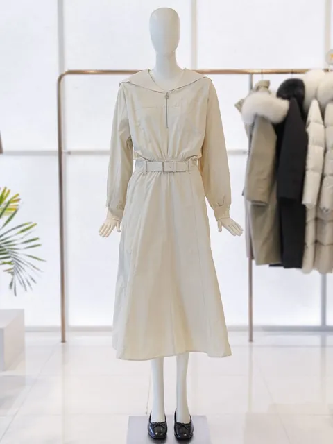 [현대백화점] [CC콜렉트] 세일러 니트 카라 원피스 (C241PSE022)