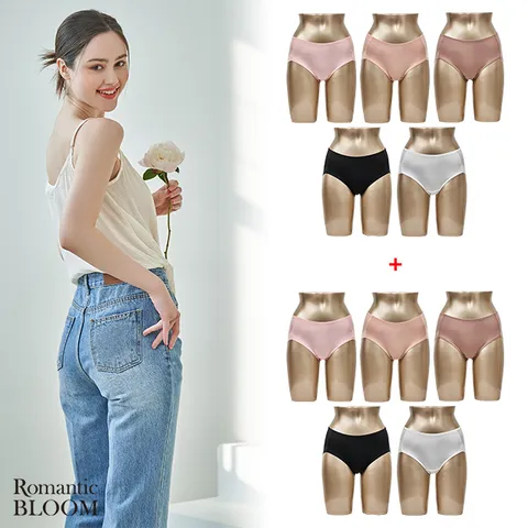 [ ★2025년 입고물량 BEST ITEM ★신영와코루 정품 스킨팬티 패키지 10종]신영와코루 로맨틱블룸 데일리 SKIN 노라인 헴팬티 10종  +무이자3개월(25년 연속 브랜드파워 1위 와코루)