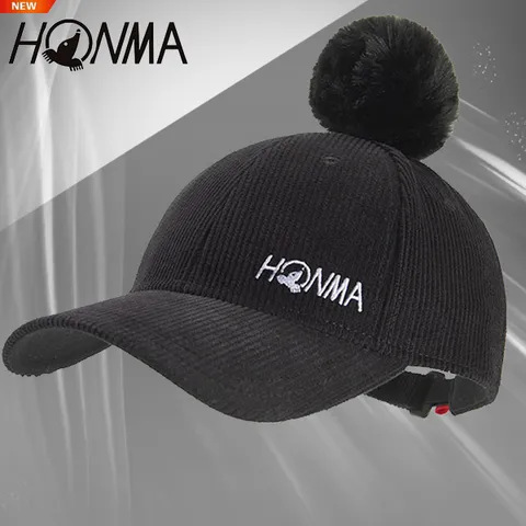 [혼마정품]HONMA 퍼 방울 골프모자(블랙)(리퍼브) +할인쿠폰