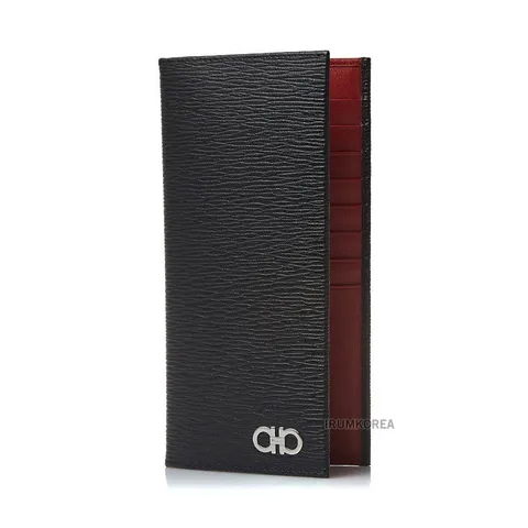 [페라가모] 남성 바이폴드 장지갑 66 A069 NERO RED 0686018 +할인쿠폰