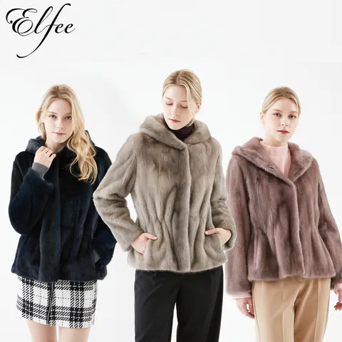 [★장기무이자12개월★]1. [진도끌레베] 풀스킨 휘메일 밍크후드자켓_유색[EJ99] +무이자12개월