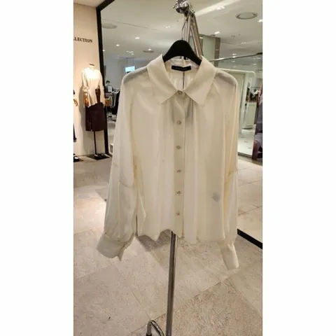 [현대백화점] (비밀상점)[아이잗컬렉션] 멜로 퍼프 블라우스(CPAE0BL091)