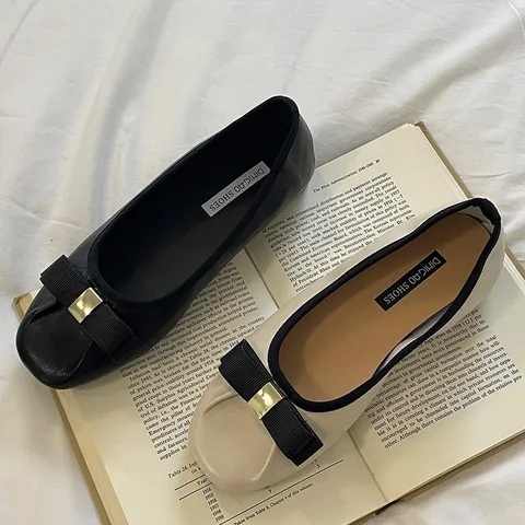 여성용 봄맞이 리본장식 편안한 구두 +할인쿠폰