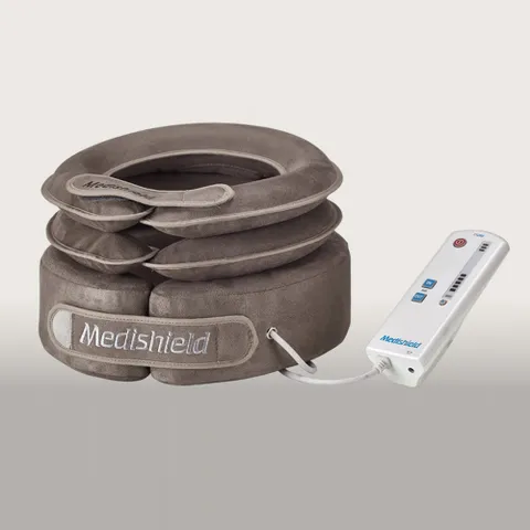 메디쉴드 전동식 공기주입식 정형용 견인장치 CT-2000 무선 목견인기