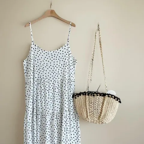 |CDO562E|여자 찰랑핏 패턴 핀턱 셔링 민소매 롱 원피스