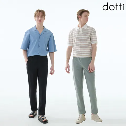 [ ★도티 25SS 남성인기팬츠★][도티 dotti] 도티 남성 25SS 나일론 뉴테이퍼드 팬츠 2종 (NSBM)