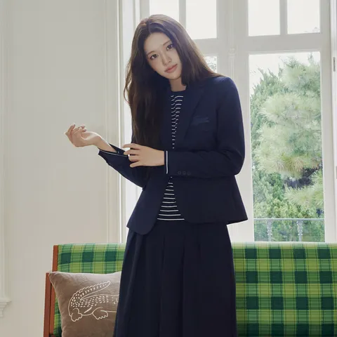 [라코스테 공식] 여성 시그니처 포켓 블레이져 VF7443-55N HDE +할인쿠폰