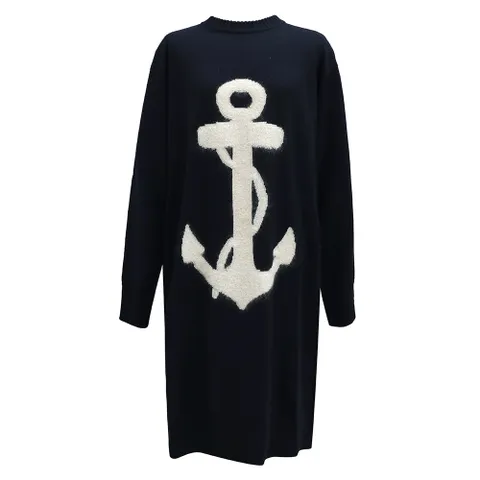 막스마라 CILENO 칠레노 니트 원피스 네이비 63661739650 005