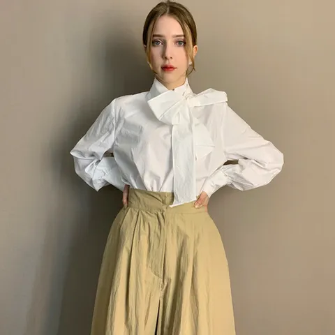 [현대백화점] [파슨스] Julie.Ribbon Blouse [ASSR2BL08] +할인쿠폰