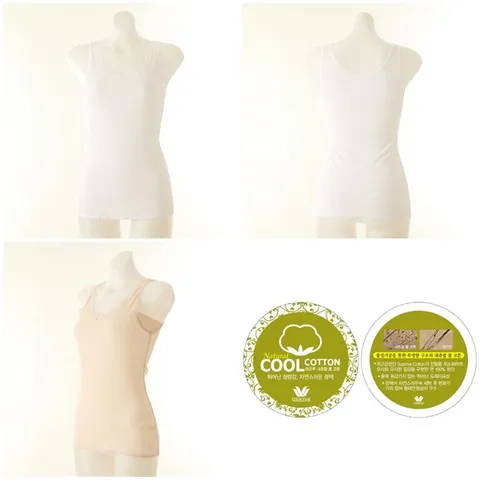 [현대백화점] [와코루] {WLG2521R-SK WH}  면(아사)100% 수입리버 레이스 여성런닝 +사은품(★10만원이상 구매하신 모든 고객님께 사은품(양말or 비누) 증정 (랜덤발송/선택불가)★)