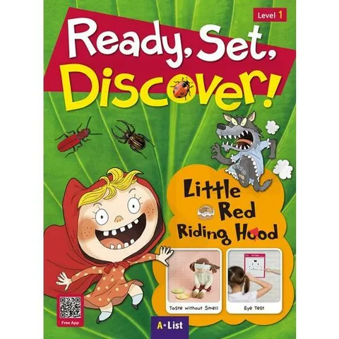 [A List] Ready, Set, Discover! Level 1 - Little Red Riding Hood SB+WB (with App QR+Wall Chart)