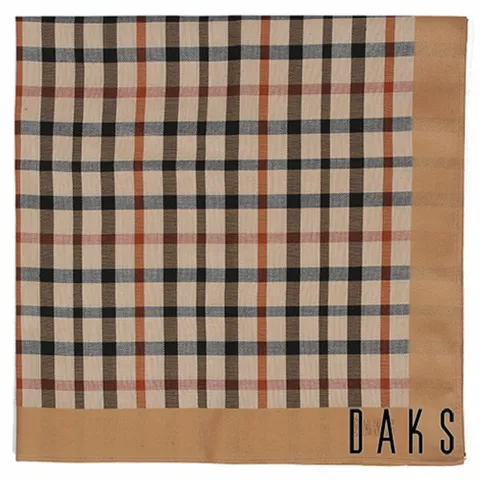 [현대백화점] [닥스]선염손수건_기본체크 베이지 +할인쿠폰