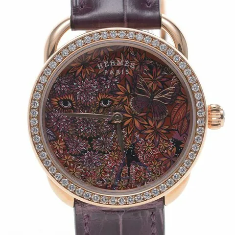 [중고]에르메스 아쏘 리미티드 에디션 다이아 골드 시계 (AR6.A71b) (NO 2591836)