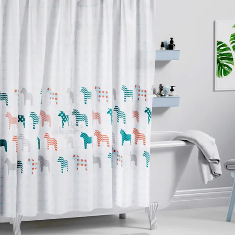 PEVA 방수 욕실 샤워커튼 커텐 7종