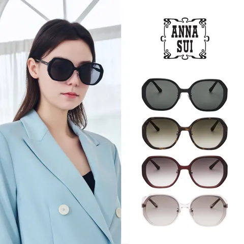 [ 안나수이 공식 수입원 정품! 방송에서만 장기무이자 10개월]2024S/S 안나수이 다각 플랫바 선글라스 (AS1184-1)(선글라스 1종 + 케이스 1종 + 안경닦이 + 택)