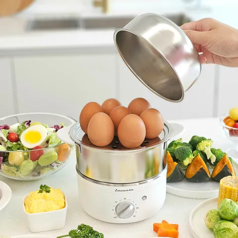 [다용도로사용]라쿠진 풀스텐 계란찜기 2단