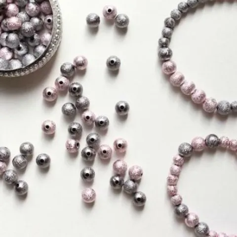 아트박스/도토리클래스 글리터원형구슬2종