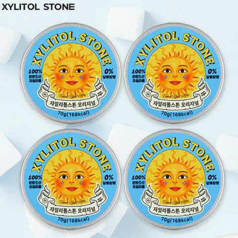 [자일리톨스톤 4개 set ] 자일리톨 사탕 캔디 오리지널 4개 묶음 세트  +할인쿠폰