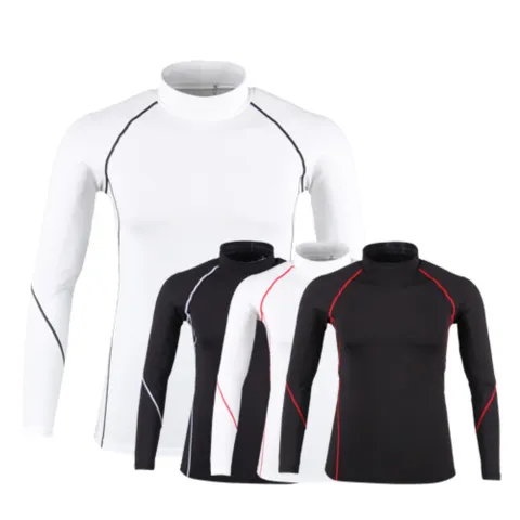 보스케 남성 봄 여름 골프웨어 골프 스윙 타이틀 긴팔 티셔츠