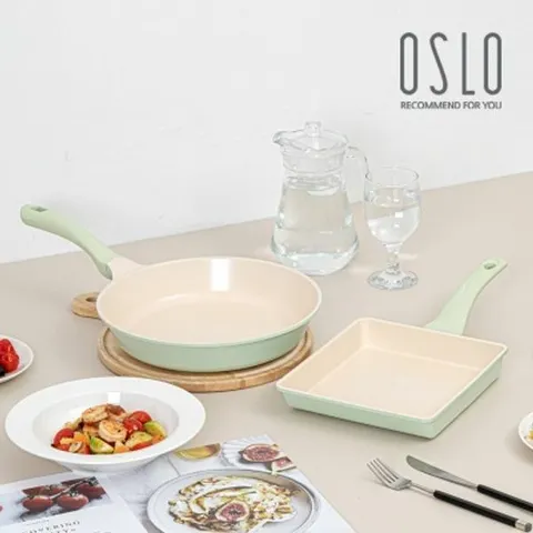 서울리빙 오슬로 허브 인덕션 후라이팬 2종(사각+28후라이팬) +할인쿠폰